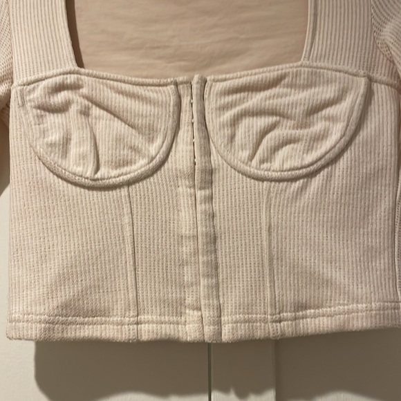 JONATHAN SIMKHAI STANDARD
Shay Bobbinet Bustier Top - Picture 4 of 6